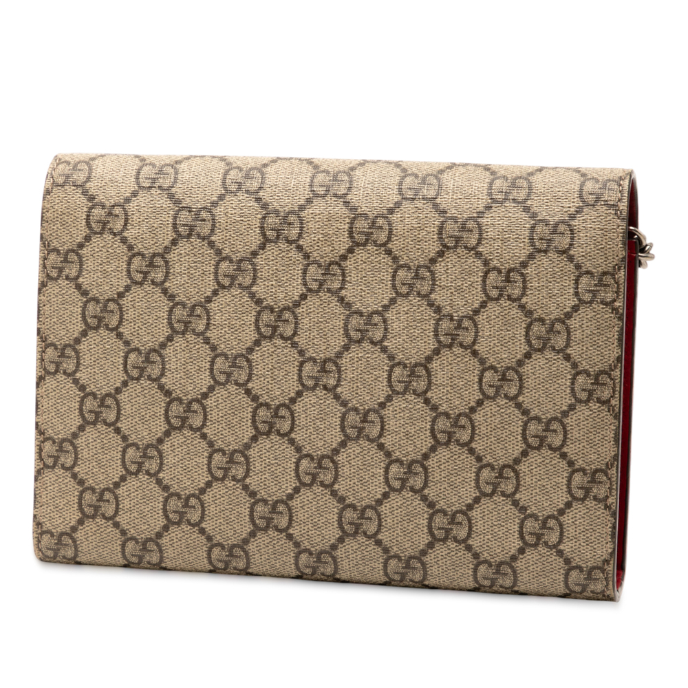 Pre-Loved Gucci GG Supreme Dionysus Wallet on Chain - Picture 2 of 7